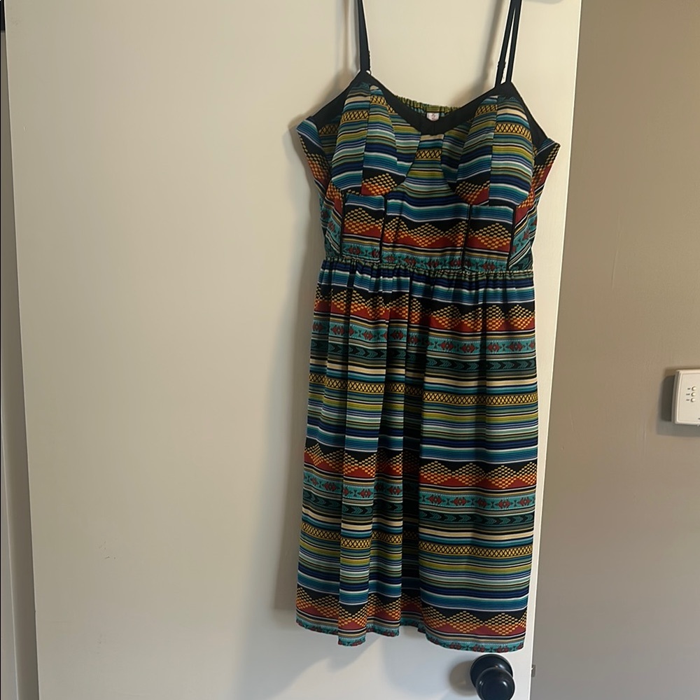 Xhilaration Multicolor Striped Dress